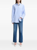 Siete jeans rectos de mezclilla calie