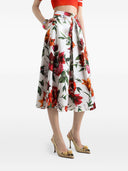 Dolce & Gabbana Anemoni Print katoen Midi Rok