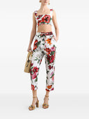 Dolce & Gabbana Flower Print Cotton Top