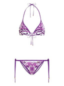 Set di bikini stampata Dolce & Gabbana Maiolica