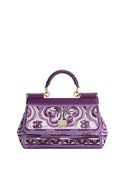 Dolce & Gabbana Sicily Small Leather Handbag