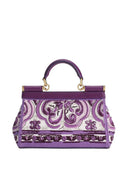 Dolce & Gabbana Sicily Small Leather Handbag