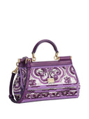 Dolce & Gabbana Sicily Small Leather Handbag
