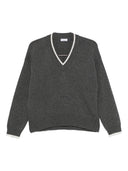Brunello Cucinelli Cashmere V suéter de cuello
