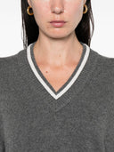 Brunello Cucinelli Cashmere V suéter de cuello