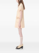 Robe courte de la laine et de la soie de Valentino