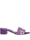 Dolce & Gabbana Maiolic Print Slide Sandals