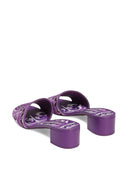Dolce & Gabbana Maiolic Print Slide Sandals