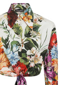 Dolce & Gabbana Flower Print Cotton Shirt