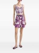 Dolce & Gabbana Maiolica Print Bustier top