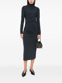Brunello Cucinelli Wool Blend Midi Abito