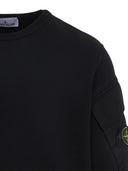 Logo Stone Island Cotton Crewneck bluza