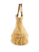 Zimmermann Goldentime Small Raffia Tote Bag