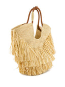 Zimmermann Goldentime Small Raffia Tote Bag