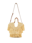 Zimmermann Goldentime Small Raffia Tote Bag