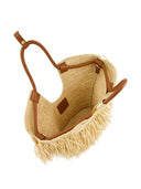 Zimmermann Goldentime Small Raffia Tote Bag