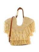 Zimmermann Goldentime Small Raffia Tote Bag