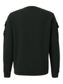 Stone Island Logo Cotton Crewneck Sweatshirt