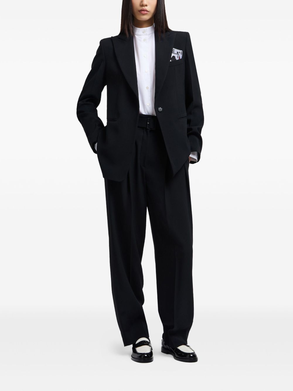 Emporio Armani Belted Trousers