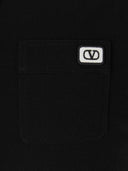 Valentino V Logo Signature Cotton Polo Shirt