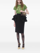 Valentino Wool And Silk Midi Skirt