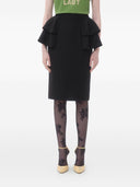 Valentino Wool And Silk Midi Skirt