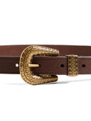 Valentino Garavani V Logo Signature Leather Belt