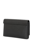 Valentino Garavani V Logo Signature Leather Wallet On Chain
