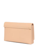 Valentino Garavani V Logo Signature Leather Wallet On Chain