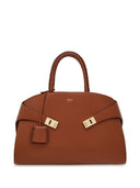 Ferragamo Hug Medium Leather Tote Bag