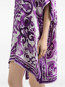 Dolce & Gabbana Maiolica Print Silk Kaftan