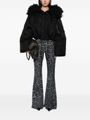 Stella McCartney Leopard Print Flear Dżinsy