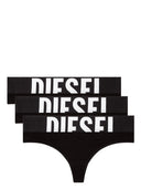 Diesel Logo Thong Briefs 3 Pack