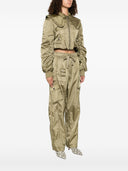 Ganni Nylon Short Bomber Jacket