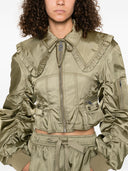 Ganni Nylon Short Bomber Jacket
