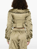 Ganni Nylon Short Bomber Jacket
