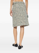 Ganni Tweed Midi Skirt
