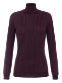 Elisabetta Franchi Wool Blend Turtle Neck Sweater