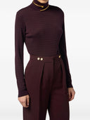Elisabetta Franchi Wool Blend Turtle Neck Sweater
