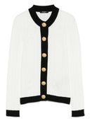 Balmain Knitted Crewneck Cardigan
