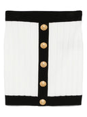 Balmain gebreide geknoopte minirok