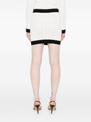 Balmain gebreide geknoopte minirok