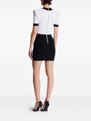 Balmain V Necked Knitted Mini Dress