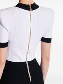 Balmain V Necked Knitted Mini Dress