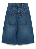 Chloè Denim Midi Skirt