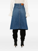 Chloè Denim Midi Skirt