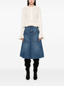 Chloè Denim Midi Skirt