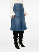 Chloè Denim Midi Skirt