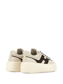 Hogan Pre H Stripes Leather Sneakers