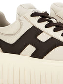 Hogan Pre H Stripes Leather Sneakers